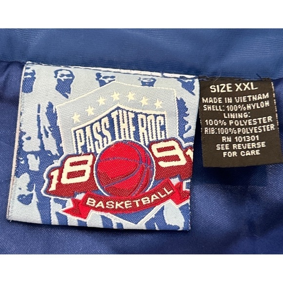 Vintage Men's Pass The Roc Basketball Jacket Lined 1891 Letterman Style Size XXL - Picture 5 of 7